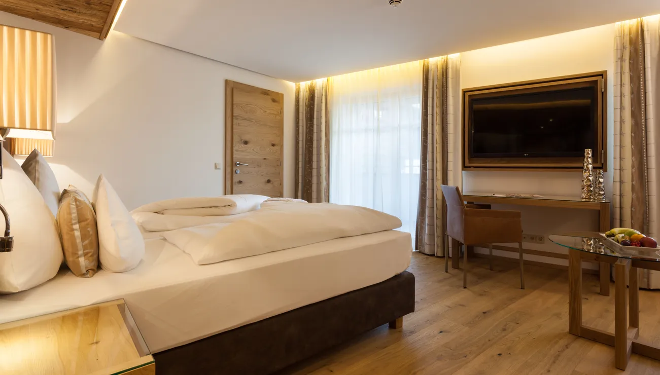 Aufteilung Juniorsuite „Deluxe“ im 4 Sterne Superior Hotel das Neuhaus 
